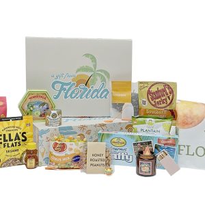 Our large "A Gift From Florida" gift box. Full of exclusive items and makes the absolute perfect Florida souvenir!