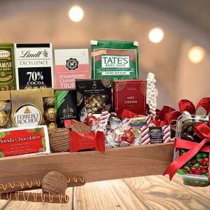 Our "Chocolate Express" chocolate gift basket is a wonderfully indulgent gift to send this holiday!