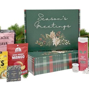 Send a gift full of healthier holiday options. All contents are both Vegan and Gluten Free!