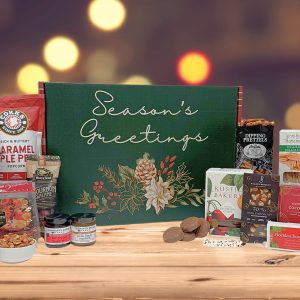 Our large "Season's Greetings" gift box, perfect for holiday gifts in Orlando!