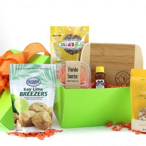 Florida themed gift box filled with flavors of Florida!
