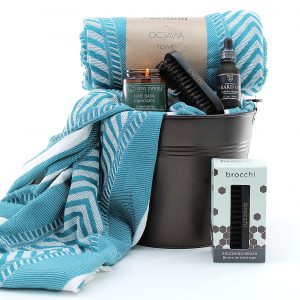 Gift basket of grooming products to care for his beard