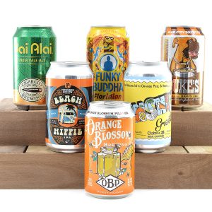 Add 6 cans of Florida brewed beer to any gift basket! Please Note: We cannot ship beer outside the state of Florida.
