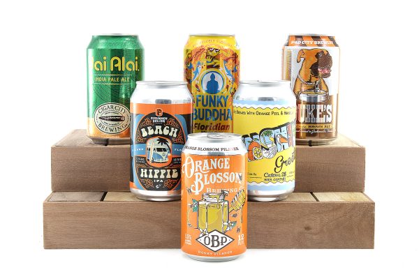 Add 6 cans of Florida brewed beer to any gift basket! Please Note: We cannot ship beer outside the state of Florida.
