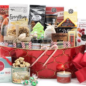 One of our largest gift baskets offered, full of gourmet treats!