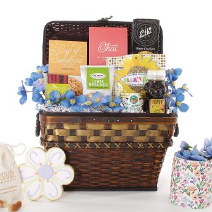 A wonderful assortment of tea, cookies, and more. A wonderful gift to send for any occasion!