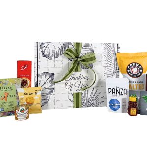 Send a meaningful sympathy gift box filled with gourmet treats, beautifully presented in a reusable decorative box. Thoughtful, comforting and easy to send.