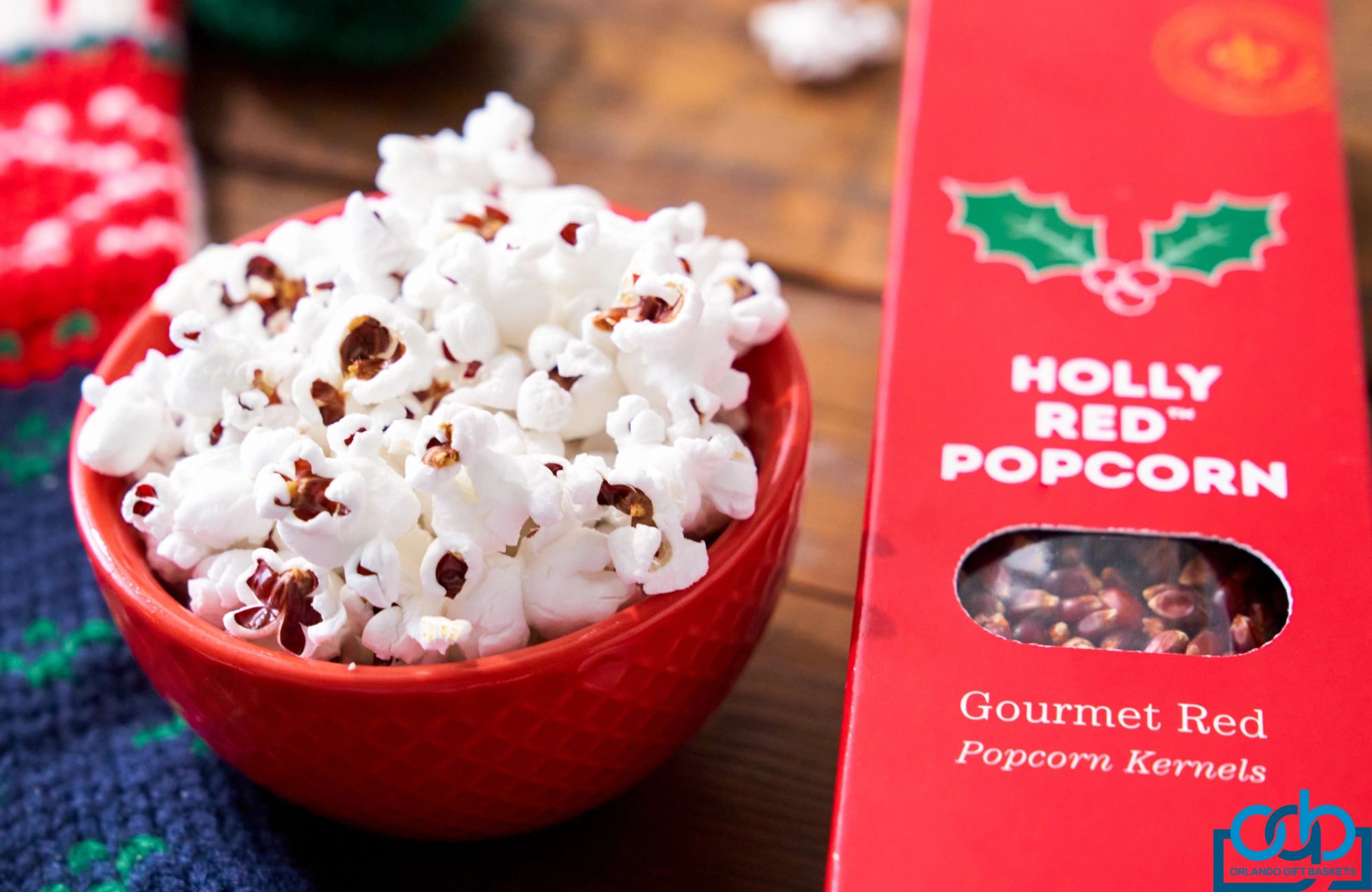 1 pound of gourmet red popcorn kernels. This popcorn pops up fluffy and crunchy and a slight red tint to the center. Gluten Free and Vegan.