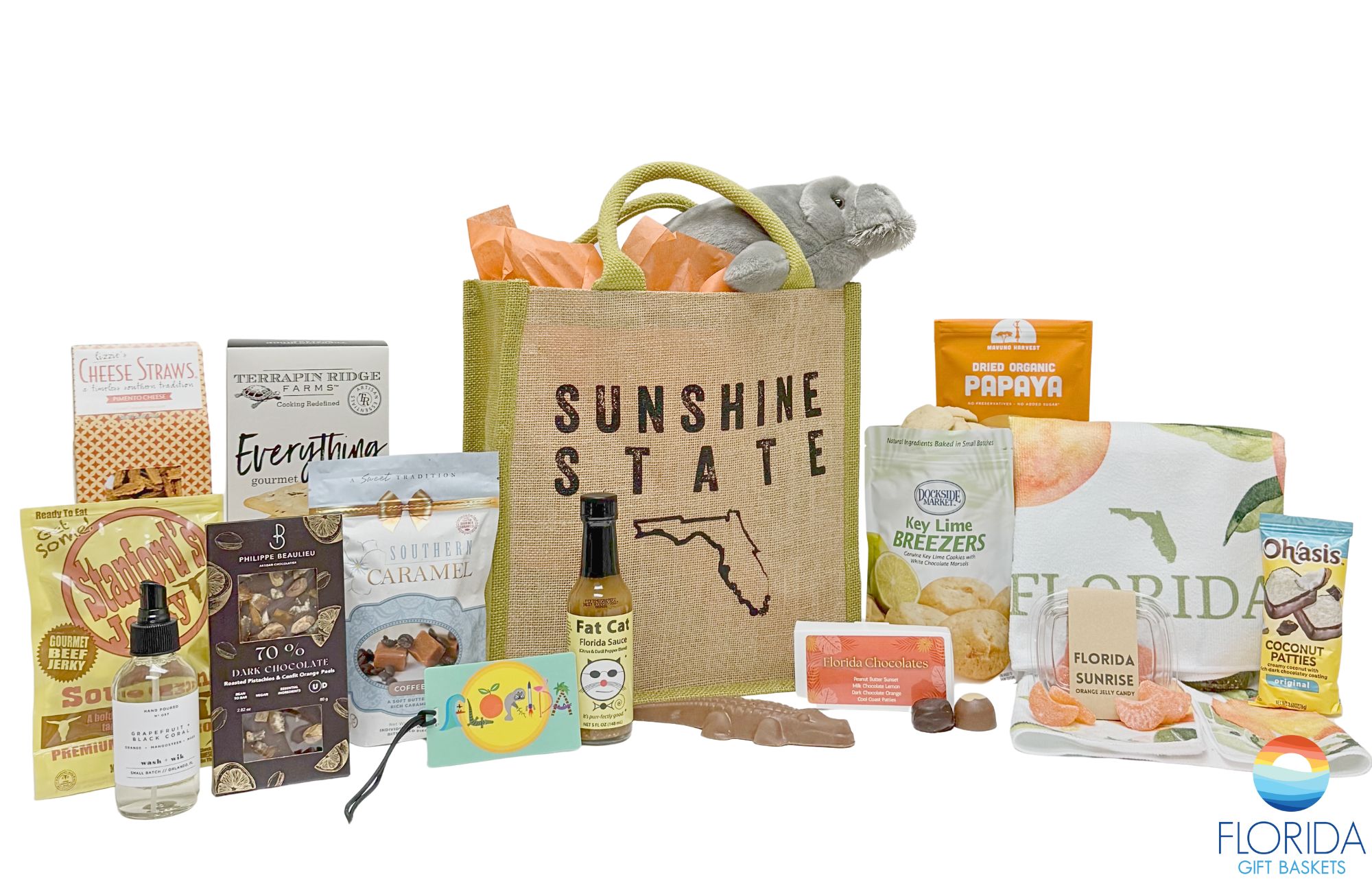 The extra large version of our Sunshine State tote makes a great welcome gift for Florida convention attendees!
