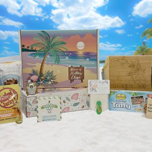 Our "Waves of Holiday Cheer" gift box delivers a taste of Christmas in Florida!